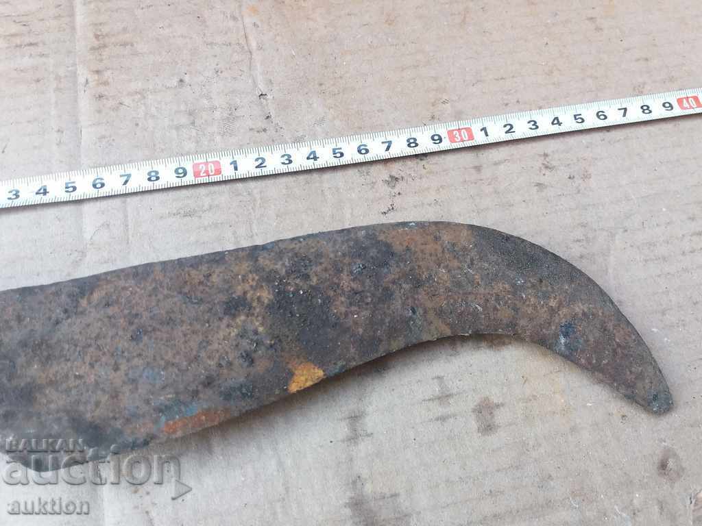 Auction  OLD SOLID WROUGHT LAWN MOWER - EXCELLENT