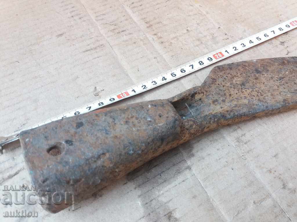 OLD SOLID WROUGHT LAWN MOWER - EXCELLENT - 6