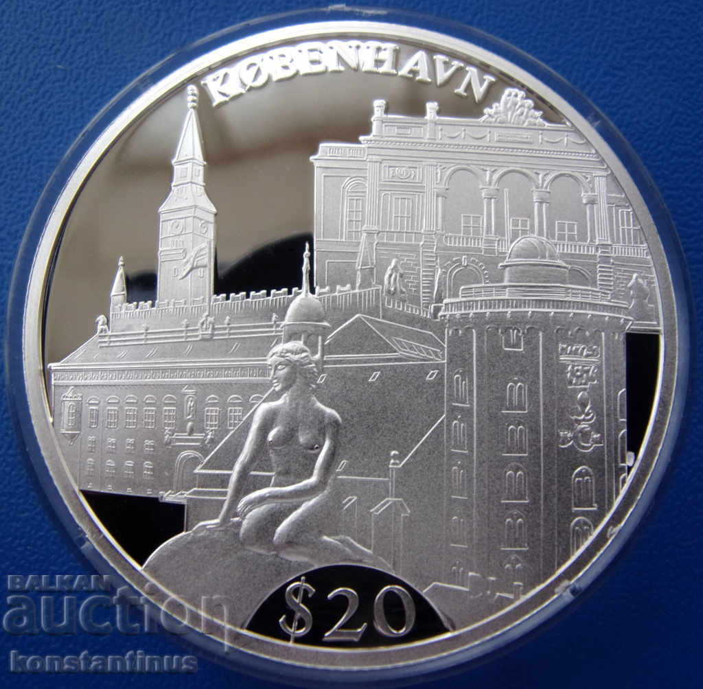 Liberia $ 20 2000 Silver'999 PROOF UNC