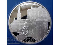 Λιβερία 20 $ 2000 Silver'999 PROOF UNC