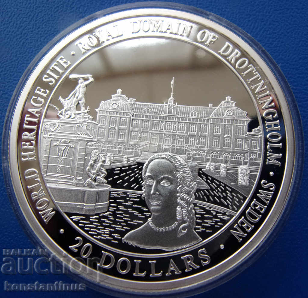 Liberia $ 20 2000 Silver'999 PROOF UNC