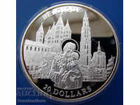 Liberia $ 20 2001 Silver'999 PROOF UNC