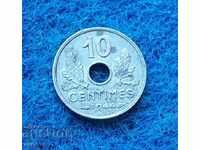 10 centimes France 1944