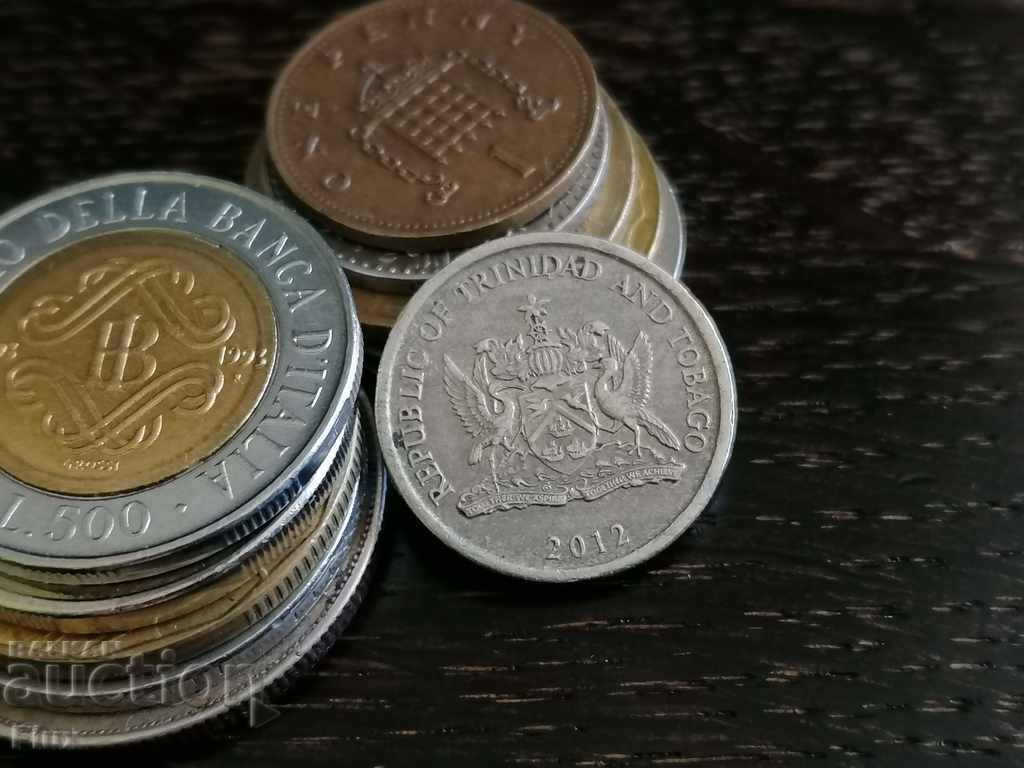 Coin - Trinidad and Tobago - 25 cents 2012 with price 6.00 BGN | € 3.07