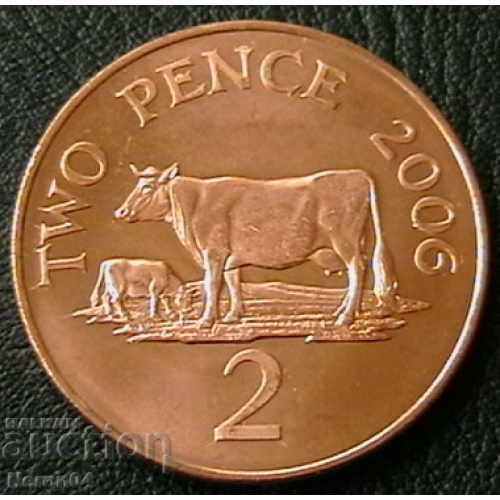 2 pence 2006, Guernsey 2 pence 2006, Guernsey
