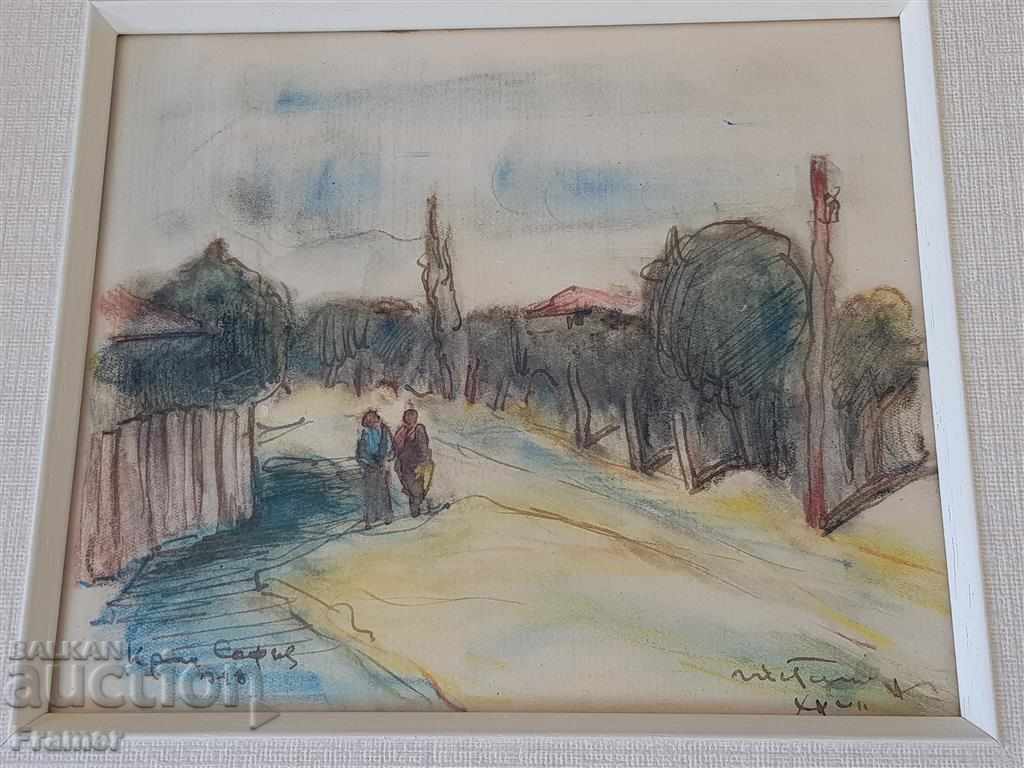 Auction  NIKOLA TANEV Near Sofia 1948 unique color picture