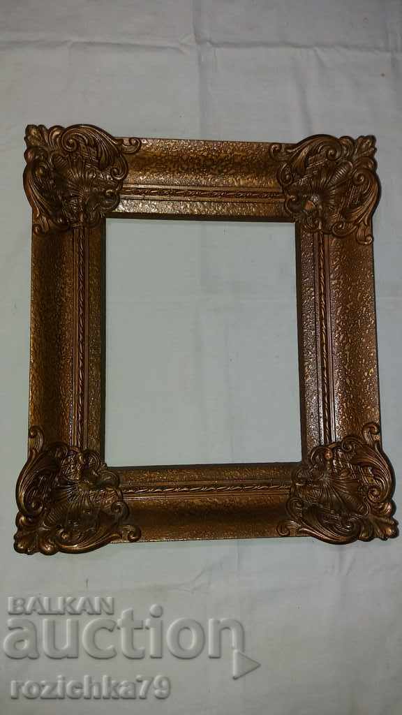 Auction Old wooden frame for tapestry picture Auction Old wooden frame for tapestry picture
