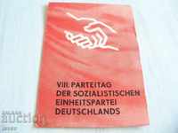 Philatelic souvenir from the GDR 1971