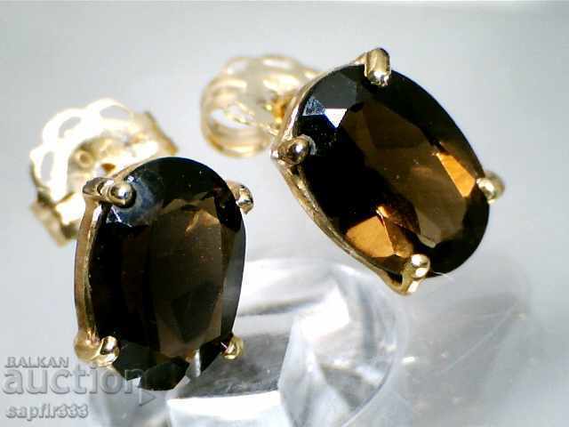 Delivery of GOLD EARRINGS WITH SMOKY / BROWN TOPAZS Delivery of GOLD EARRINGS WITH SMOKY / BROWN TOPAZS