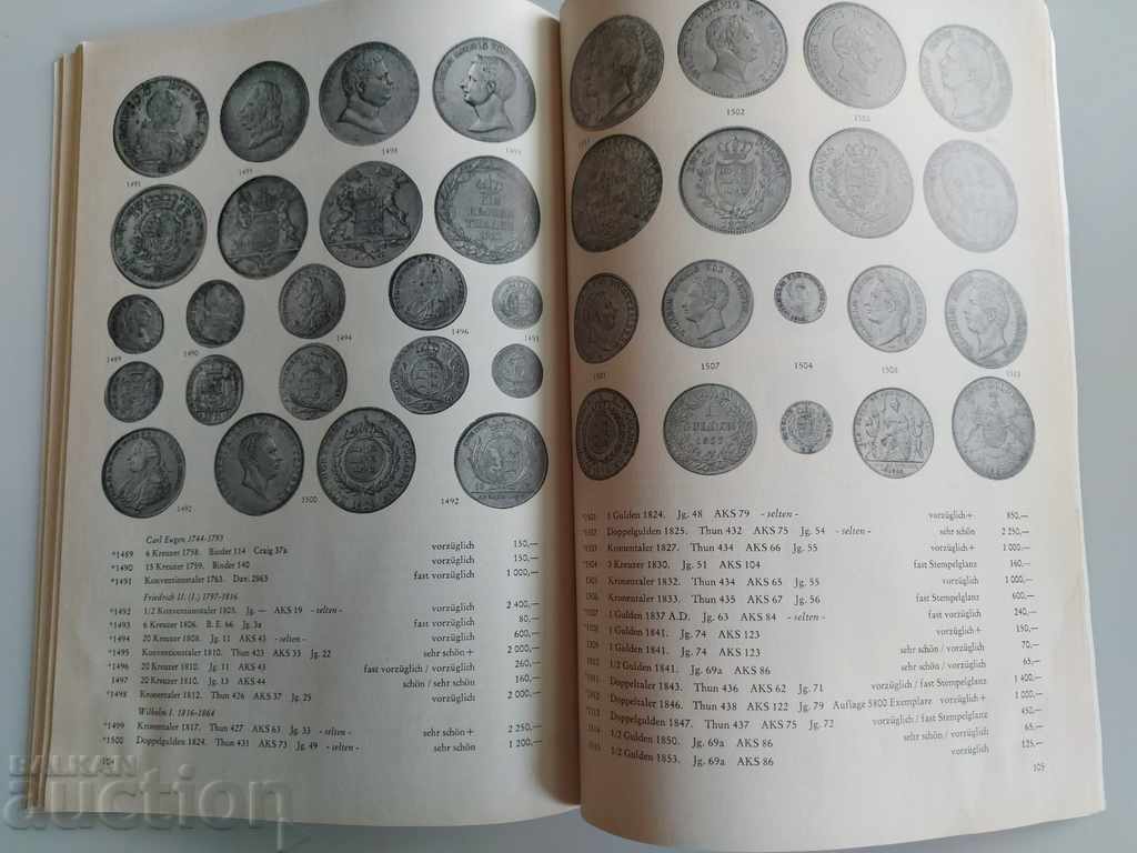 CATALOG DE BROȘURI CASĂ DE LICITARE MONEDE MONEDĂ LIMBA GERMANĂ - 6