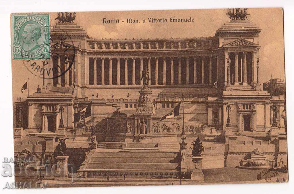 Italia - Roma / vechi călătorit 1913 /