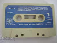 Greek audio cassette, cassette with Greek music from the age of 85