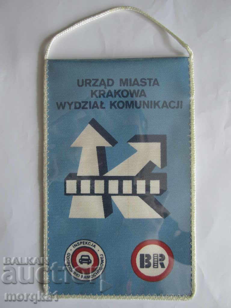 Полско соц флагче флаг , "държавна автомобилна инспекция"
