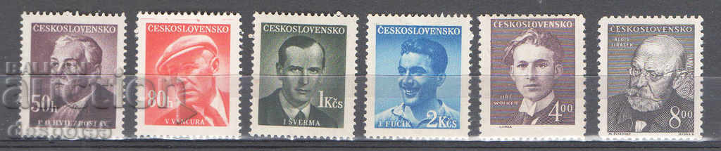 1949. Cehoslovacia. laureati ai premiului Nobel.