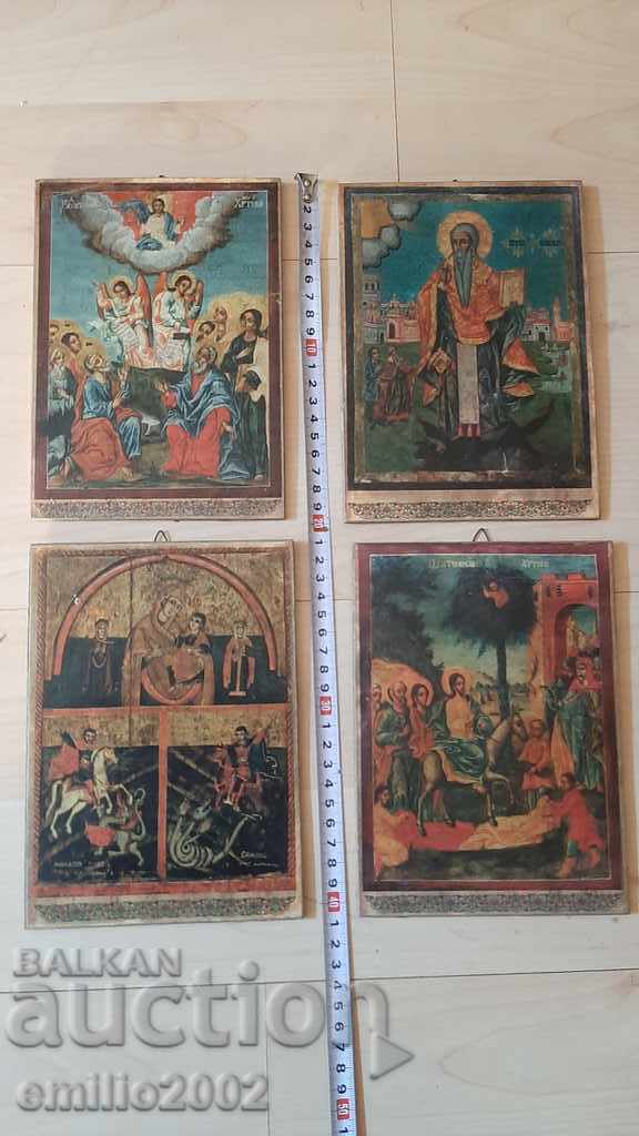 Icons paintings - old reproductions
