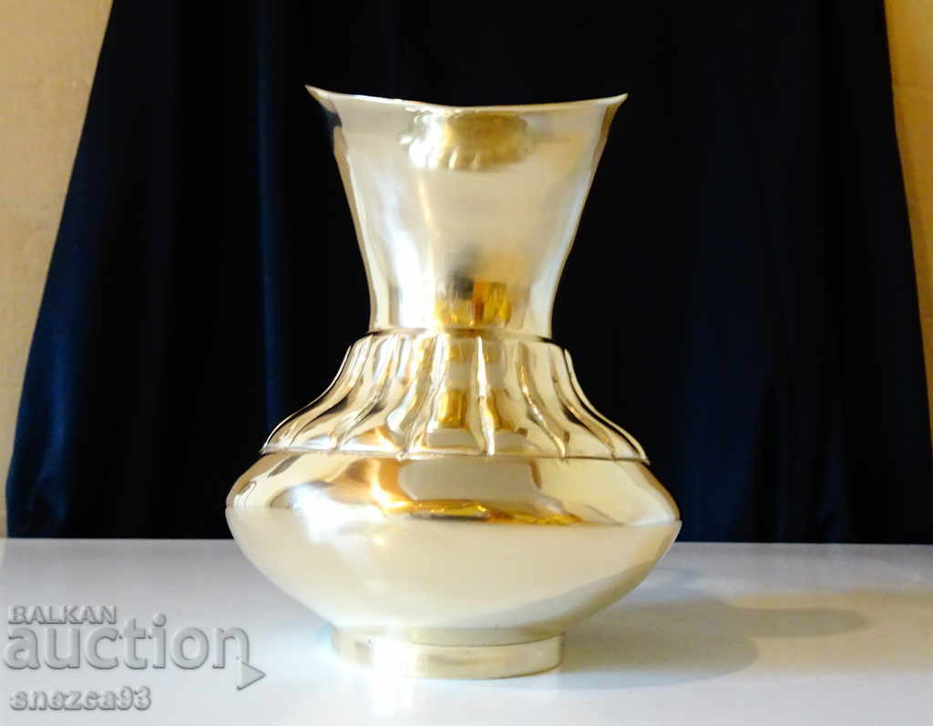 English bronze jug for wine, rakia, relief with price 49.00 BGN | € 25.05