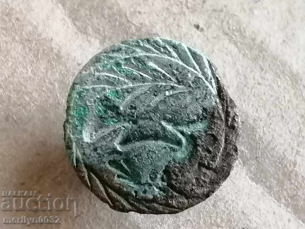 Παλαιά οθωμανική χάλκινη σφραγίδα Μοναδική