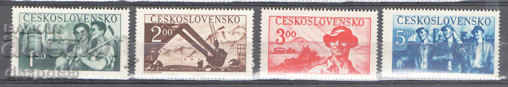 1950. Czechoslovakia. 5 years of the Republic.