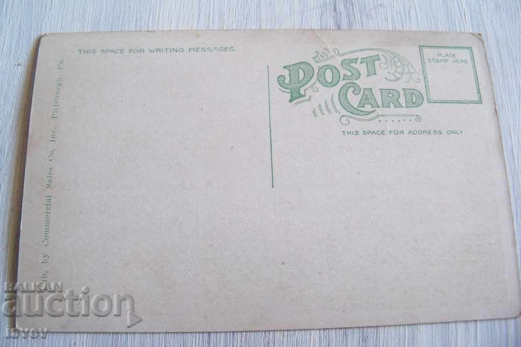 Auction Old postcard from Pittsburgh, USA around 1930. Auction Old postcard from Pittsburgh, USA around 1930.