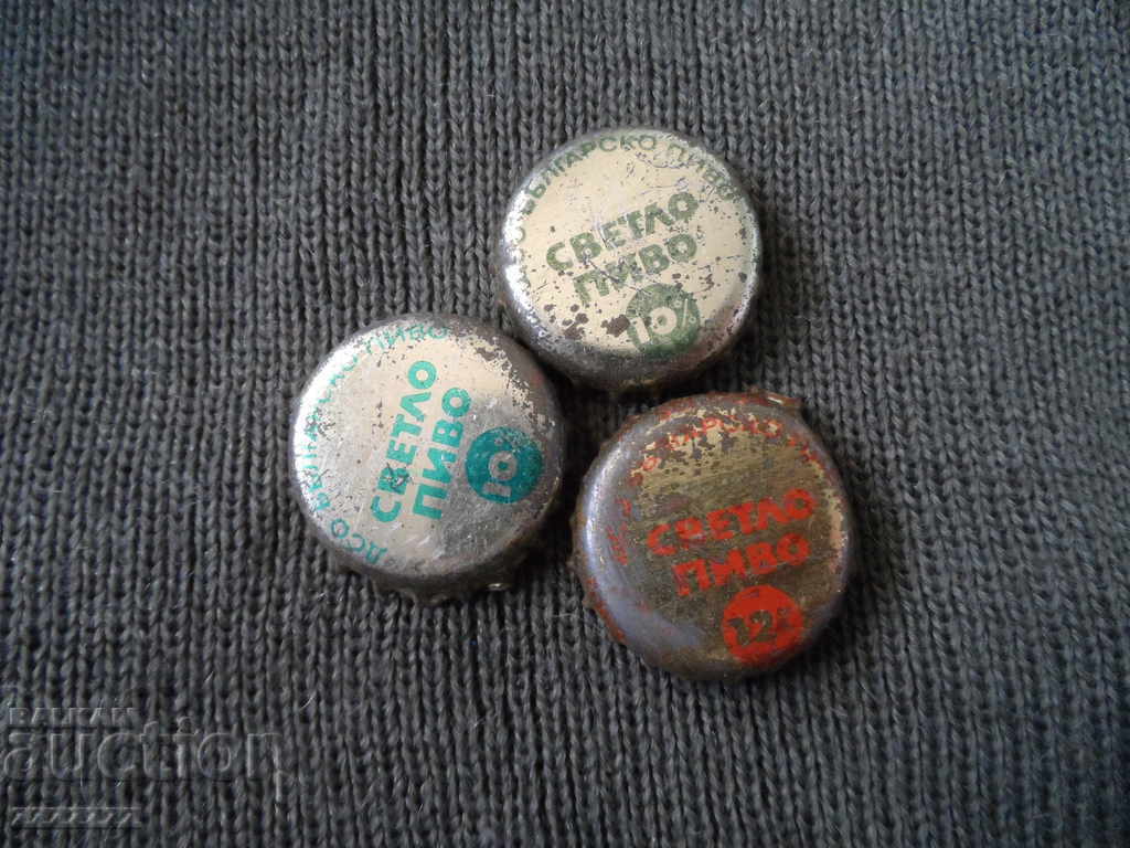 Auction  beer caps Light Beer