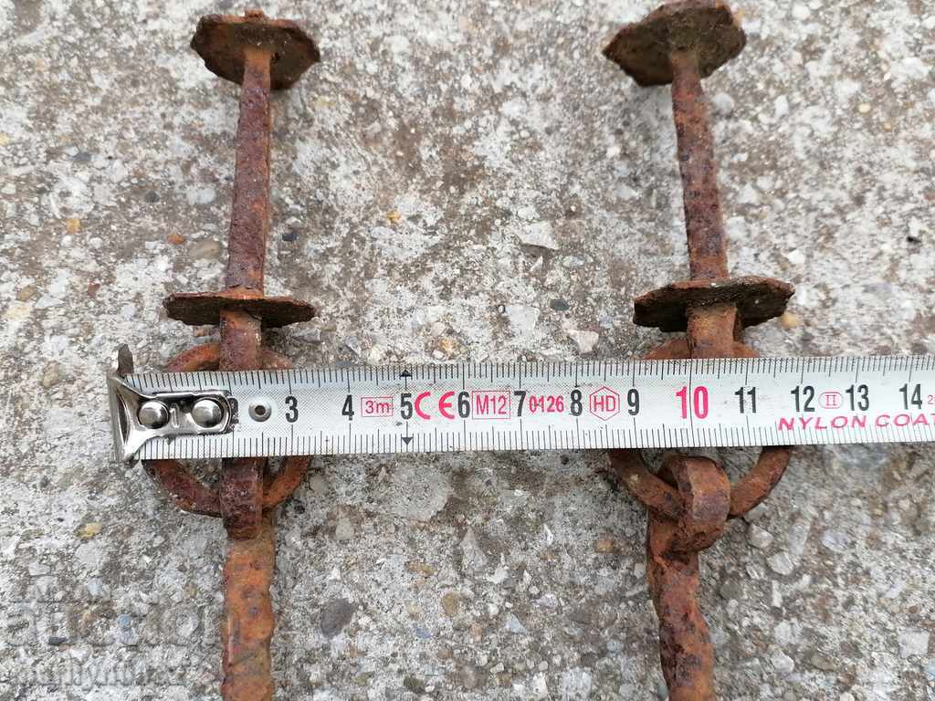 Wrought iron wicker handle - 5 Wrought iron wicker handle - 5