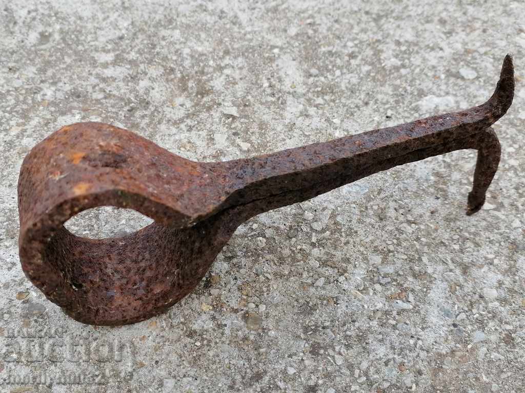 Wrought iron latch ring primitive wrought iron - 6 Wrought iron latch ring primitive wrought iron - 6