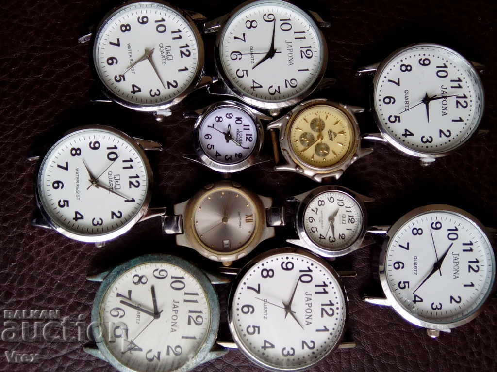 Lot quartz watches with price 15.00 BGN | € 7.67 Lot quartz watches with price 15.00 BGN | € 7.67