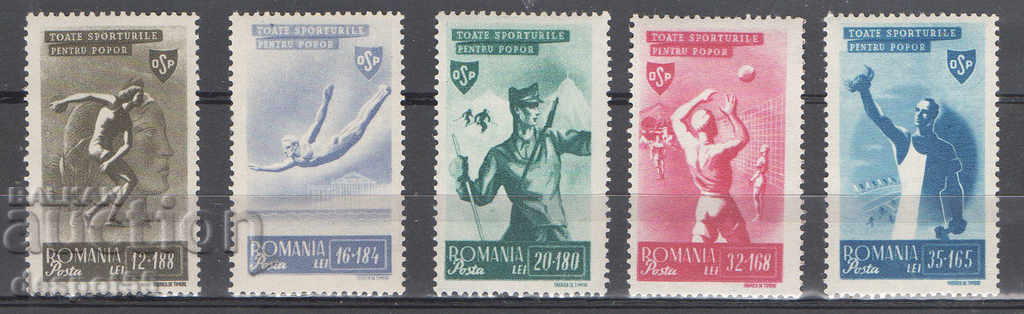 1945. Romania. Sports.