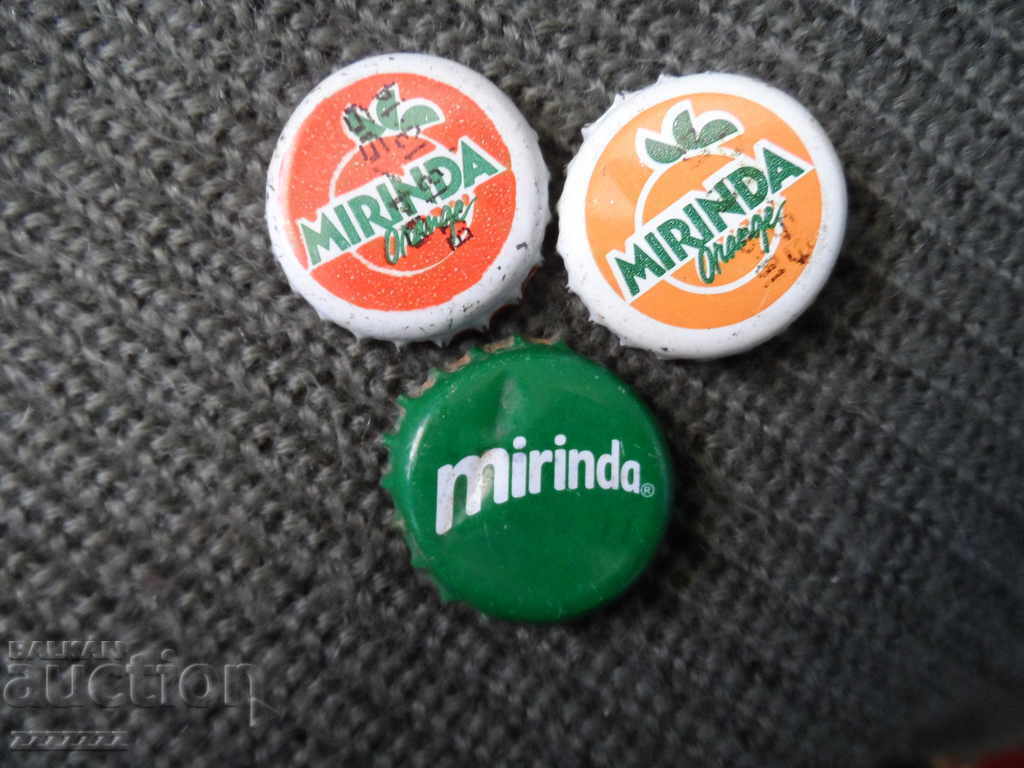 Delivery of MIRINDA caps Delivery of MIRINDA caps