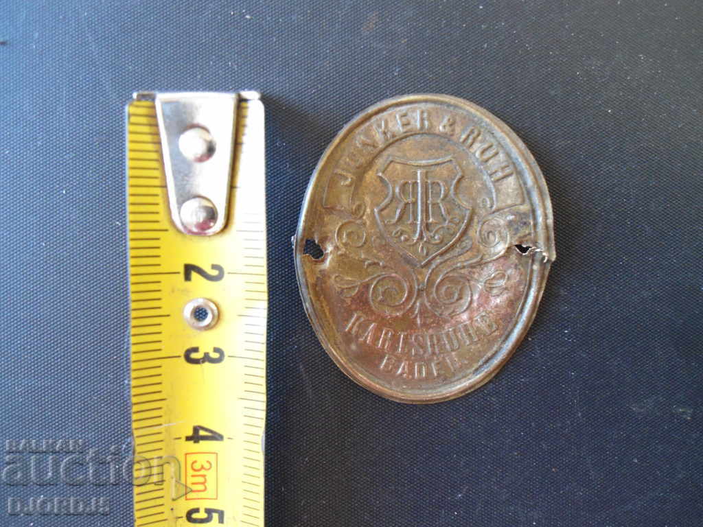 Old sewing machine plate - 5 Old sewing machine plate - 5