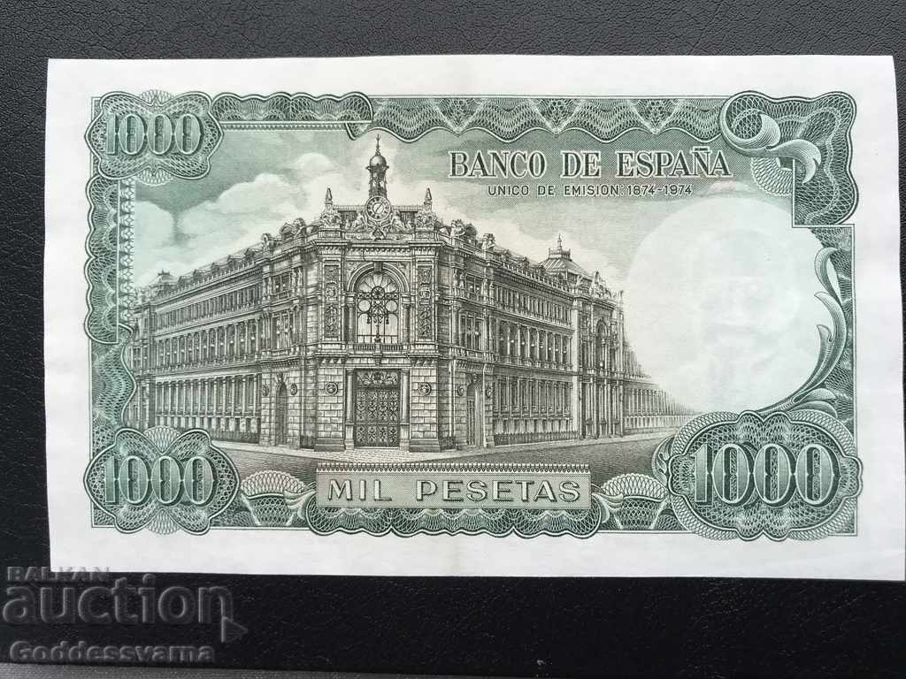 Spain 1000 Pesetas 1971 Pick 154 Ref 5494 with price 55.00 BGN | € 28.12 Spain 1000 Pesetas 1971 Pick 154 Ref 5494 with price 55.00 BGN | € 28.12
