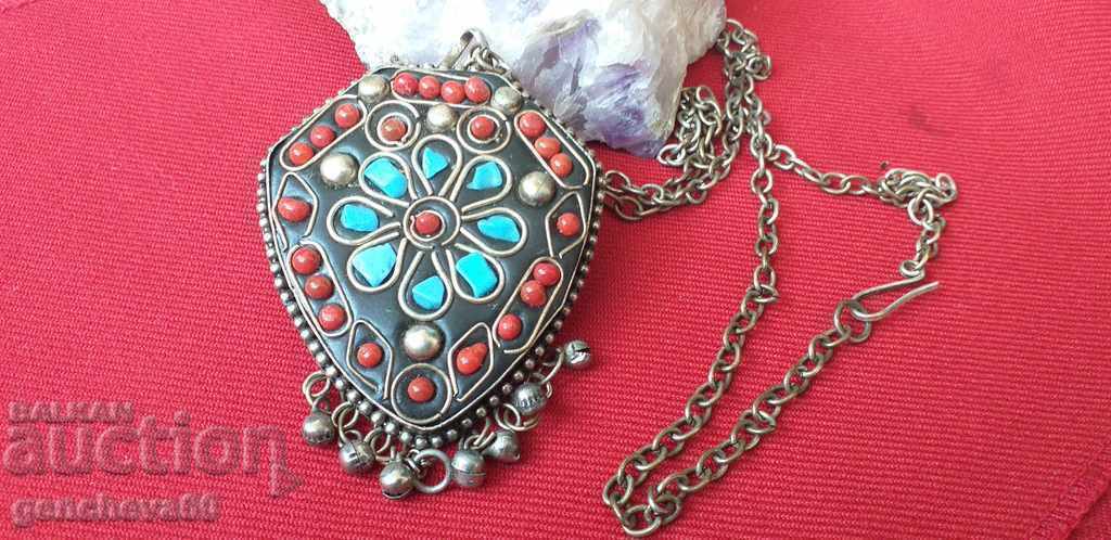 Old handmade necklace/amulet - 7 Old handmade necklace/amulet - 7