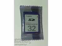 SD memory card 32M Canon SDC-32M retro collector