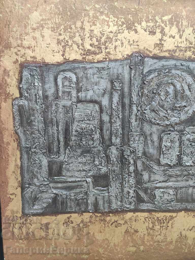 Dimitar Batoev Huge painting "Plastic wall project" - 5