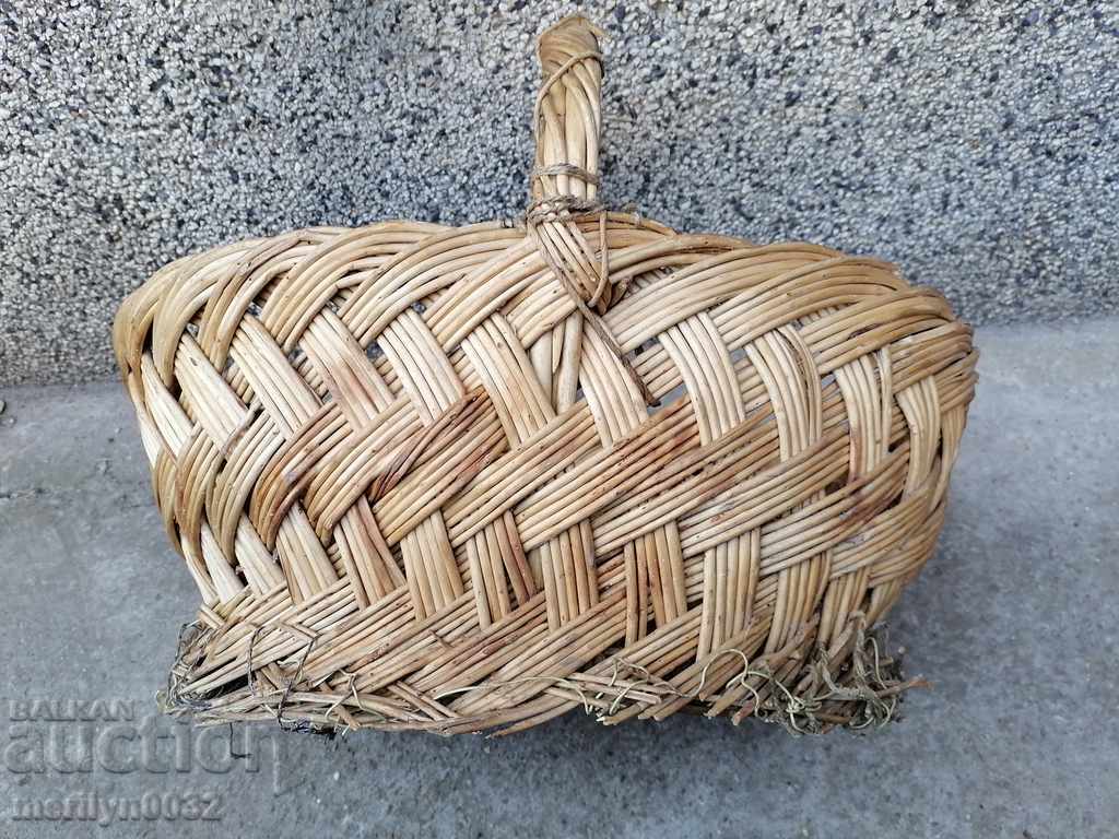 Old knit basket, wooden with price 32.00 BGN | € 16.36 Old knit basket, wooden with price 32.00 BGN | € 16.36