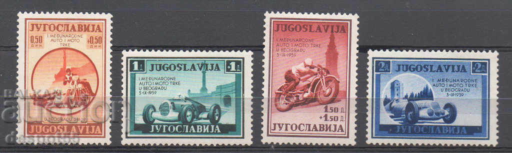 1939. Iugoslavia. Competiții internaționale de sporturi cu motor