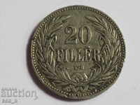 Hungary 1908 - 20 fillers