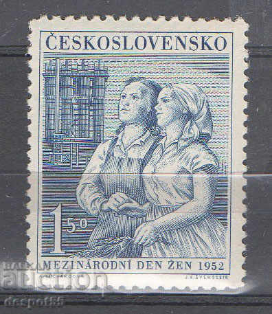 1952. Чехословакия. Международен ден на жената.