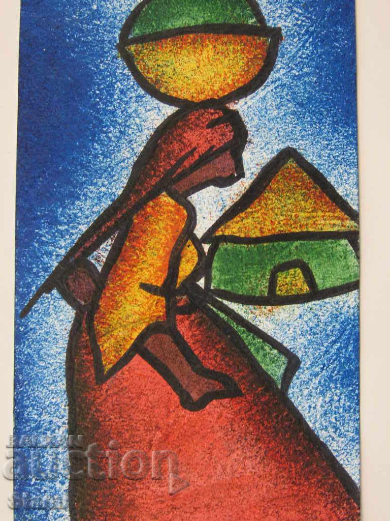 Women of Africa painting oil paintings - 5 Women of Africa painting oil paintings - 5