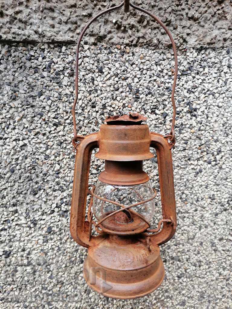 Auction Old German lantern, lamp, spotlight lamp Auction Old German lantern, lamp, spotlight lamp