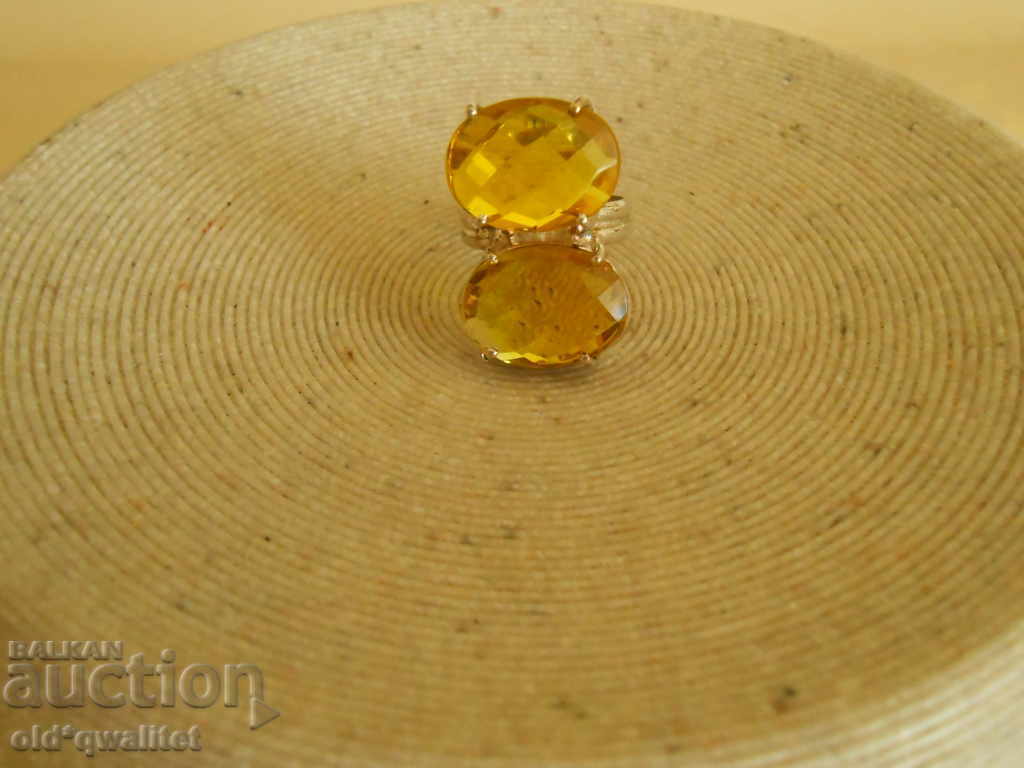 Exclusive silver RING 2 pcs. Citrine FAIRY TALE 25/15 mm with price 129.00 BGN | € 65.96 Exclusive silver RING 2 pcs. Citrine FAIRY TALE 25/15 mm with price 129.00 BGN | € 65.96