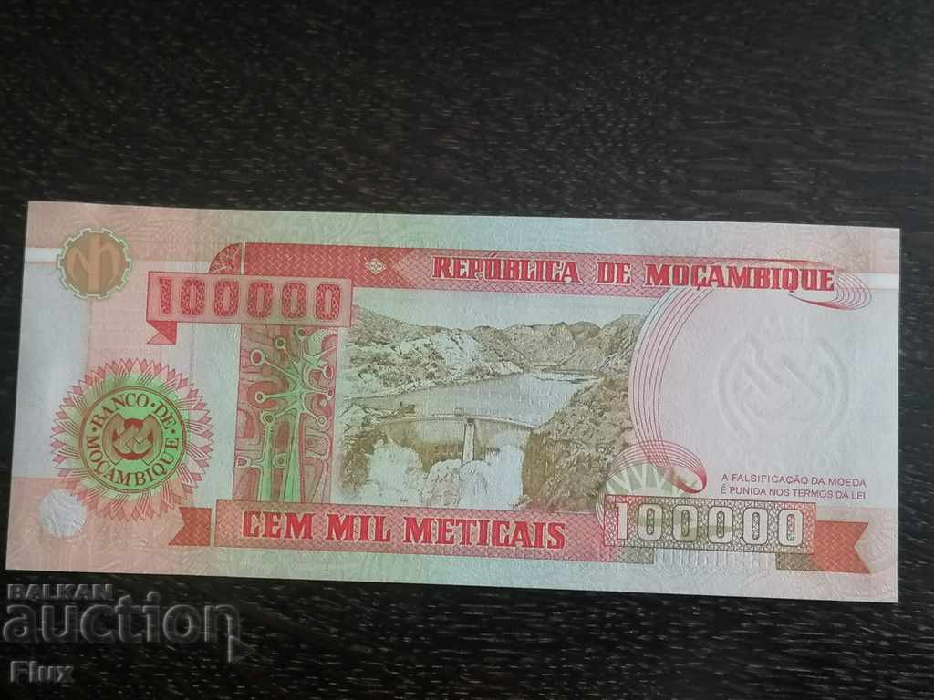 Banknote - Mozambique - 100,000 UNC tags 1993 with price 17.00 BGN | € 8.69