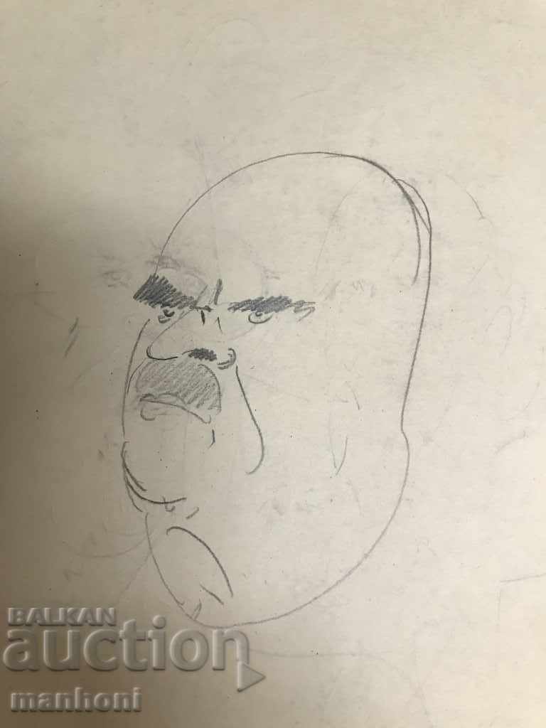 1503 Desene animate Alexander Dobrinov semnate R. 31/47 cm - 5