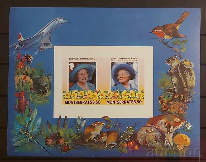 Montserrat 1985 Personalities/Queen Elizabeth/Aircraft Block MNH