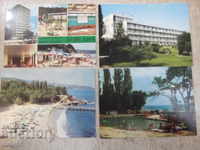 Lot of 4 pcs. cards "Resort * Druzhba *"