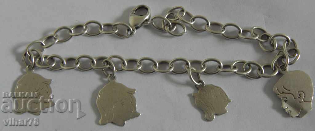 Old women's silver bracelet with price 42.99 BGN | € 21.98