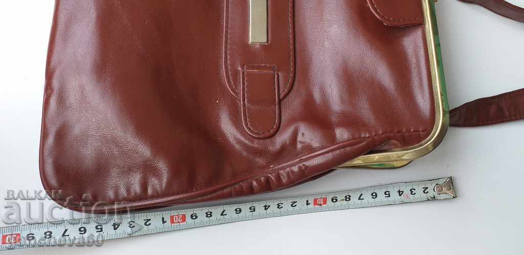 ART Women's leather field bag with tag - 7 ART Women's leather field bag with tag - 7