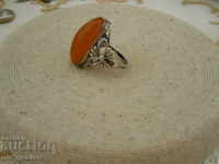 Russian silver RING, Silver 875, stamps