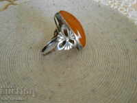 Russian silver RING, Silver 875, hallmarks