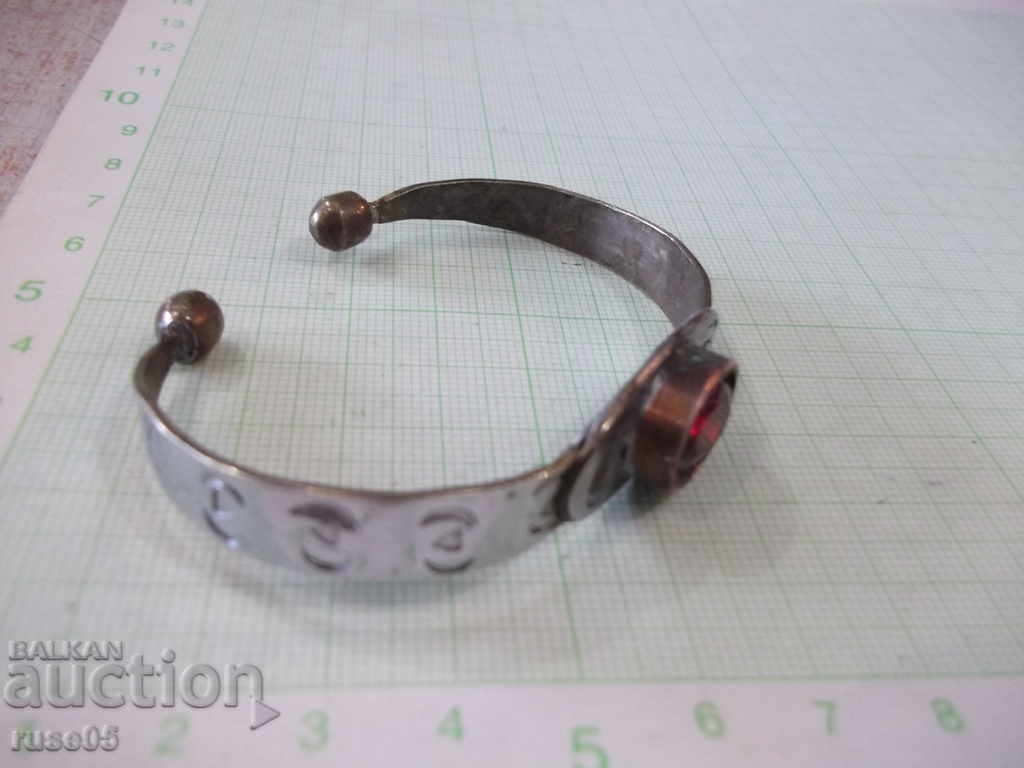 Παλιό βραχιόλι με κόκκινη πέτρα - 5 Παλιό βραχιόλι με κόκκινη πέτρα - 5